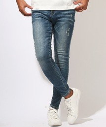 LUXSTYLE（ラグスタイル）の「キャロットスキニーデニムパンツ（デニムパンツ・メンズ）」