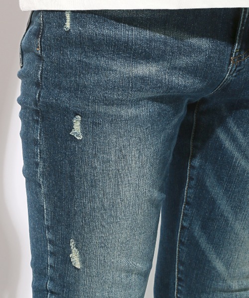 LUXSTYLE(ラグスタイル)の「キャロットスキニーデニムパンツ(デニムパンツ・メンズ・ブラック/インディゴブルー・M/L/XL)」の8枚目の写真