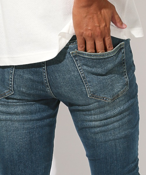 LUXSTYLE(ラグスタイル)の「キャロットスキニーデニムパンツ(デニムパンツ・メンズ・ブラック/インディゴブルー・M/L/XL)」の9枚目の写真