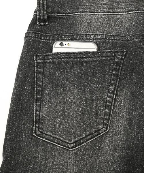 LUXSTYLE(ラグスタイル)の「キャロットスキニーデニムパンツ(デニムパンツ・メンズ・ブラック/インディゴブルー・M/L/XL)」の21枚目の写真
