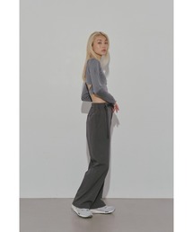 ALEXIA STAM★ナイロンパンツ セール】[MIYU IKEDA x ALEXIA STAM] Side Drawstring Pants /み