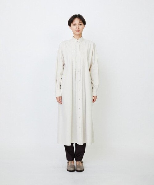 LOISIR(ロワズィール)の「コットンポプリンシャツワンピース(シャツワンピース・レディース・ネイビー/ベージュ/ブラウン・FREE)」の9枚目の写真