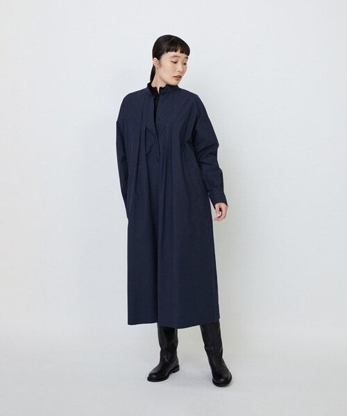 LOISIR(ロワズィール)の「コットンポプリンシャツワンピース(シャツワンピース・レディース・ネイビー/ベージュ/ブラウン・FREE)」の14枚目の写真