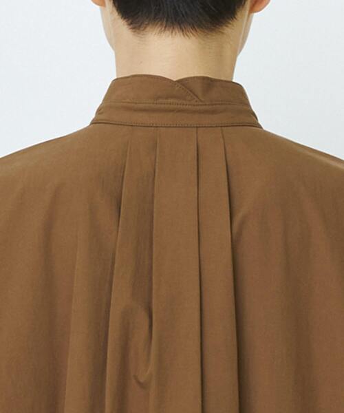 LOISIR（ロワズィール）の「コットンポプリンシャツワンピース（シャツワンピース・レディース・ネイビー/ベージュ/ブラウン・FREE）」の14枚目の写真