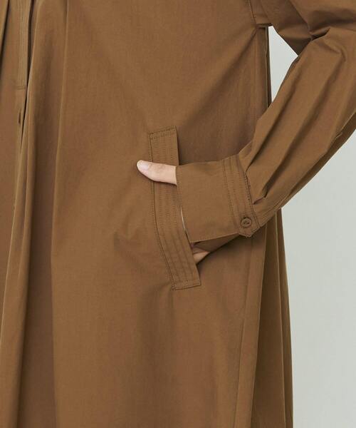 LOISIR（ロワズィール）の「コットンポプリンシャツワンピース（シャツワンピース・レディース・ネイビー/ベージュ/ブラウン・FREE）」の16枚目の写真