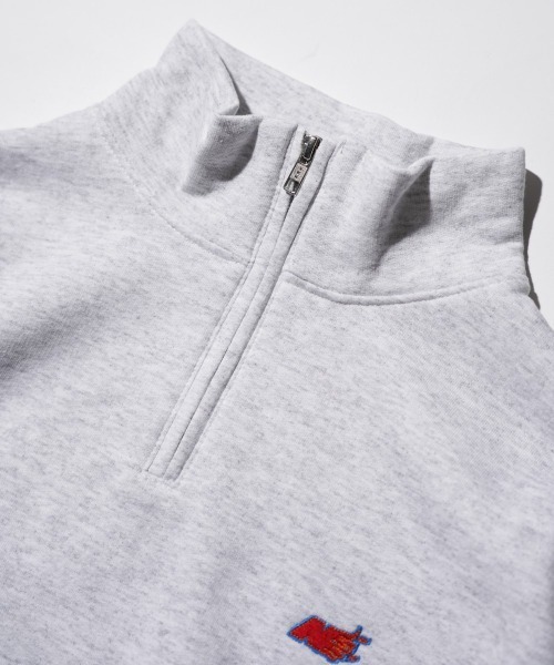 JERZEES（ジャージーズ）の「JERZEES / ジャージーズ "N" QUARTER-ZIP SWEAT ワンポイント 刺しゅう ハーフジップスウェット（スウェット・メンズ・ネイビー/ブラック/ライトグレー・X-LARGE/LARGE/MEDIUM）」の22枚目の写真