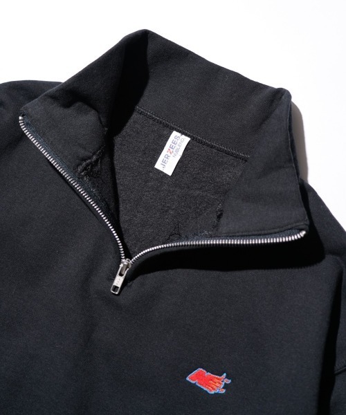 JERZEES（ジャージーズ）の「JERZEES / ジャージーズ "N" QUARTER-ZIP SWEAT ワンポイント 刺しゅう ハーフジップスウェット（スウェット・メンズ・ネイビー/ブラック/ライトグレー・X-LARGE/LARGE/MEDIUM）」の15枚目の写真