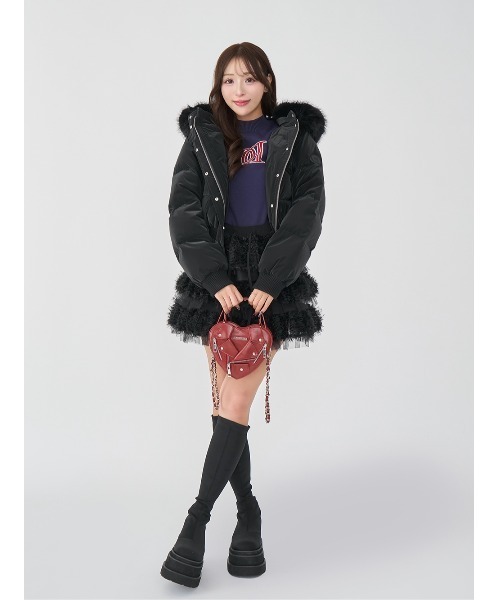 未使用✨　ダーリッチ　ダウン　ジャケット　完売品　M ダーリッチ Darich レディミディダウンコート （ブラック