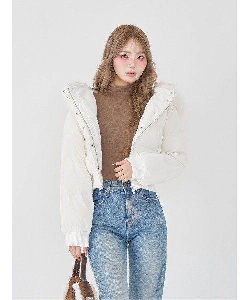 試着のみ✨Darich（ダーリッチ） レディショートダウンコートジャケット レディショートダウンジャケット（ダウンジャケット/コート