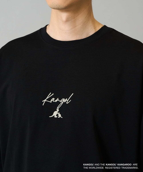a.v.v(アーヴェヴェ)の「KANGOLスクエアプリントロングシルエットカットソー(Tシャツ/カットソー・メンズ・ホワイト/ブラック・46/48)」の19枚目の写真