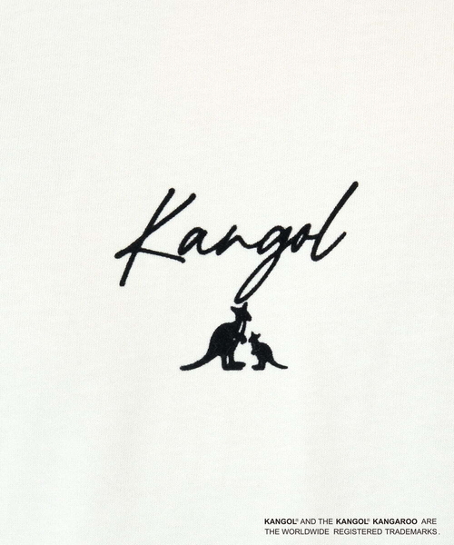 a.v.v(アーヴェヴェ)の「KANGOLスクエアプリントロングシルエットカットソー(Tシャツ/カットソー・メンズ・ホワイト/ブラック・46/48)」の5枚目の写真