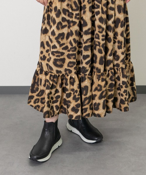 Bussola（ブソラ）の「【bussola】撥水サイドゴアスニーカーブーツ(955513)（ブーツ・レディース・ブラック・35/36/37/38/39）」の5枚目の写真