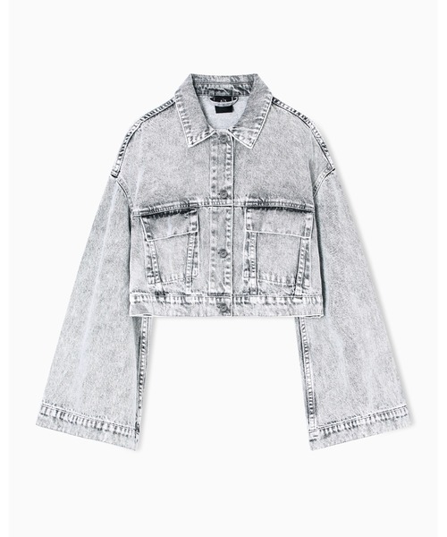 A|X アルマーニ エクスチェンジ】ワイドスリーブ クロップド