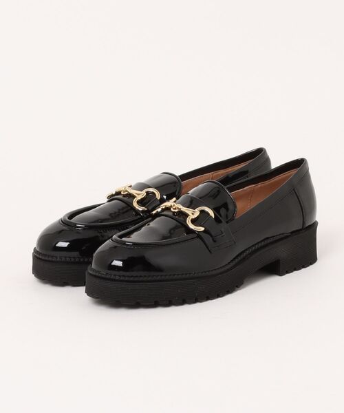 inter-chaussures（インターショシュール）の「【INTER-CHAUSSURES】ラウンドトウビットローファー(I51628)（ローファー・レディース・ブラック/ブラック系その他・38/37/36/35/39）」の3枚目の写真