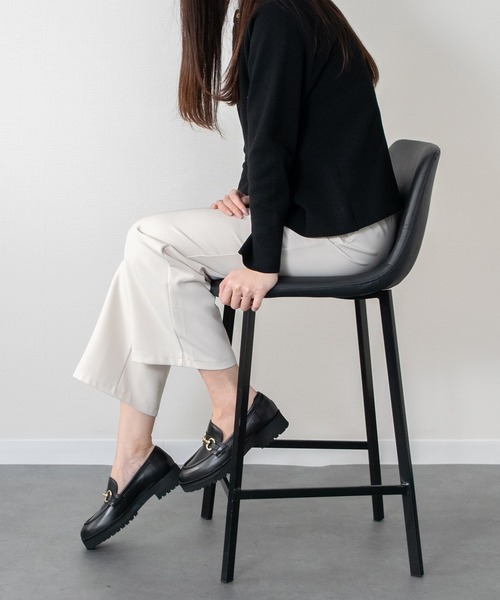inter-chaussures（インターショシュール）の「【INTER-CHAUSSURES】ラウンドトウビットローファー(I51628)（ローファー・レディース・ブラック/ブラック系その他・38/37/36/35/39）」の6枚目の写真