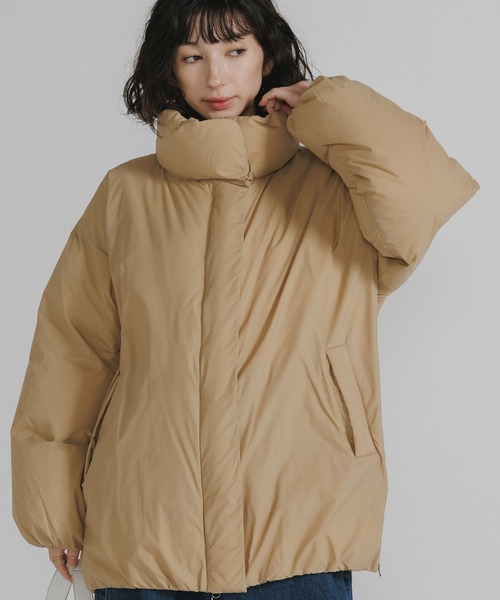 NANGA/ナンガ STAND COLLAR DOWN JACKET W 比翼仕立て ダブルジップ