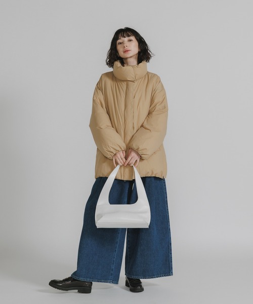 NANGA/ナンガ STAND COLLAR DOWN JACKET W 比翼仕立て ダブルジップ