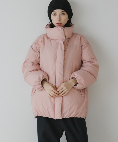 NANGA/ナンガ STAND COLLAR DOWN JACKET W 比翼仕立て ダブルジップ
