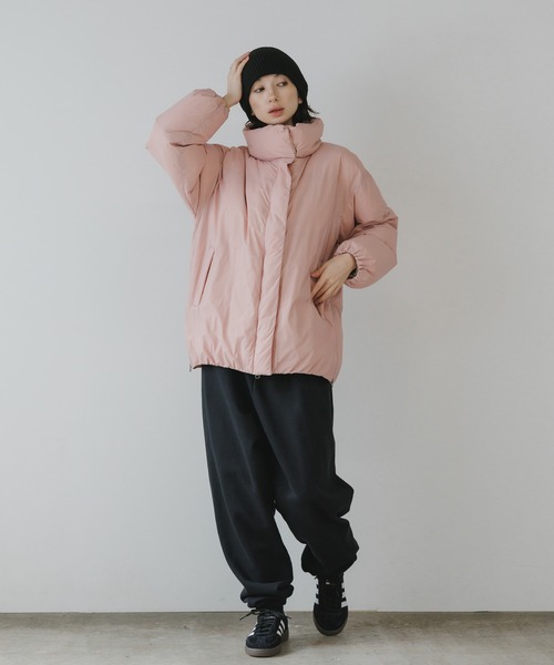NANGA/ナンガ STAND COLLAR DOWN JACKET W 比翼仕立て ダブルジップ