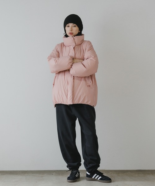 NANGA/ナンガ STAND COLLAR DOWN JACKET W 比翼仕立て ダブルジップ