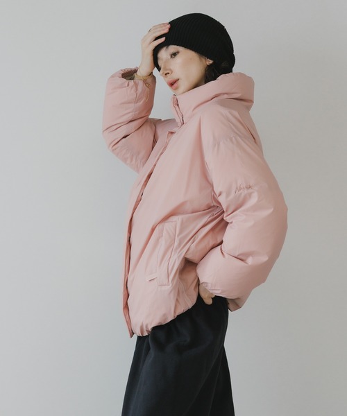 NANGA/ナンガ STAND COLLAR DOWN JACKET W 比翼仕立て ダブルジップ
