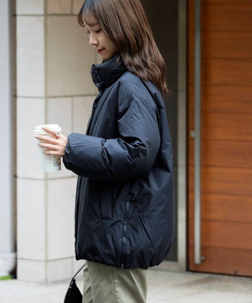 NANGA/ナンガ STAND COLLAR DOWN JACKET W 比翼仕立て ダブルジップ