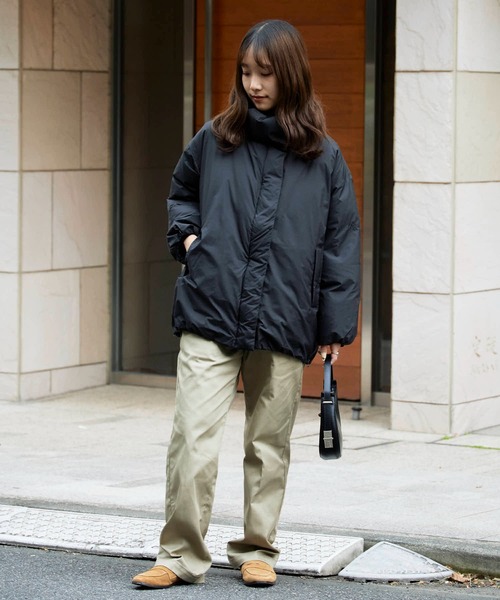 NANGA/ナンガ STAND COLLAR DOWN JACKET W 比翼仕立て ダブルジップ