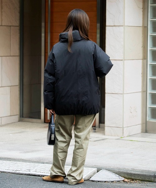 NANGA/ナンガ STAND COLLAR DOWN JACKET W 比翼仕立て ダブルジップ