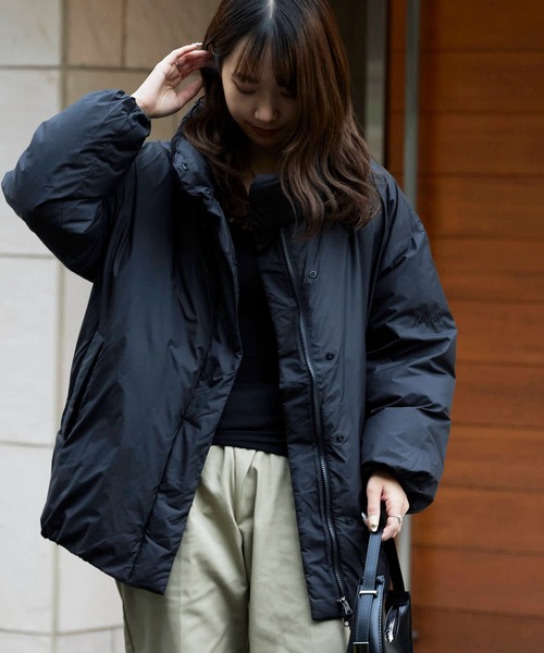 NANGA/ナンガ STAND COLLAR DOWN JACKET W 比翼仕立て ダブルジップ