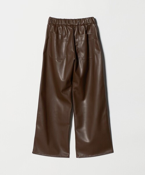CINOH（チノ）の「【別注】＜CINOH＞レザーライク パンツ（その他パンツ・レディース・ブラック/ブラウン系・36/38）」の13枚目の写真