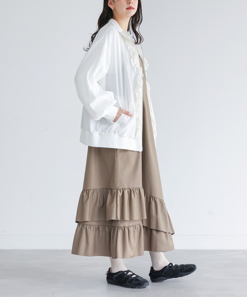 somari imagination（ソマリ イマジネーション）の「『レースフリルブルゾン』（ブルゾン・レディース・オフホワイト/ブラック・FREE）」の10枚目の写真