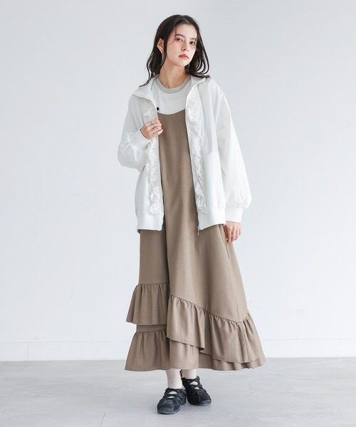 somari imagination（ソマリ イマジネーション）の「『レースフリルブルゾン』（ブルゾン・レディース・オフホワイト/ブラック・FREE）」の8枚目の写真