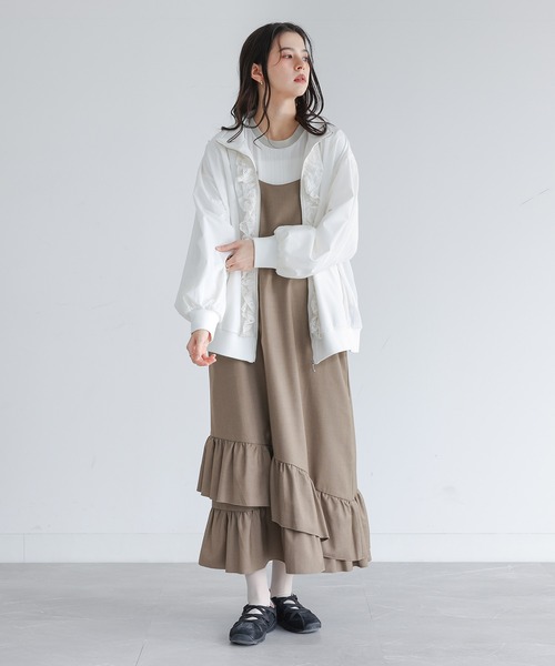 somari imagination（ソマリ イマジネーション）の「『レースフリルブルゾン』（ブルゾン・レディース・オフホワイト/ブラック・FREE）」の12枚目の写真