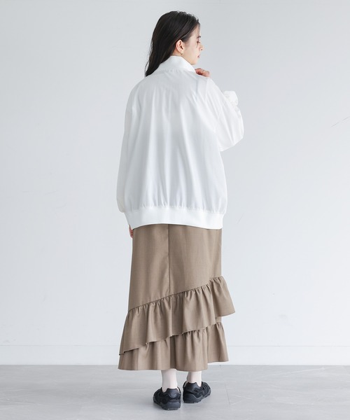 somari imagination（ソマリ イマジネーション）の「『レースフリルブルゾン』（ブルゾン・レディース・オフホワイト/ブラック・FREE）」の7枚目の写真