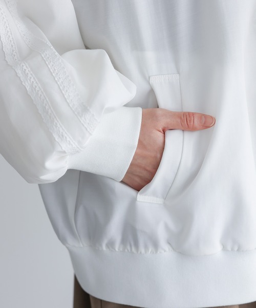 somari imagination（ソマリ イマジネーション）の「『レースフリルブルゾン』（ブルゾン・レディース・オフホワイト/ブラック・FREE）」の9枚目の写真