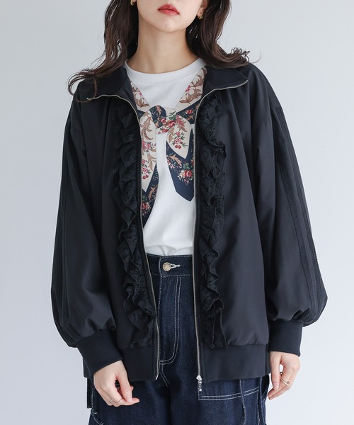 somari imagination（ソマリ イマジネーション）の「『レースフリルブルゾン』（ブルゾン・レディース・オフホワイト/ブラック・FREE）」の15枚目の写真