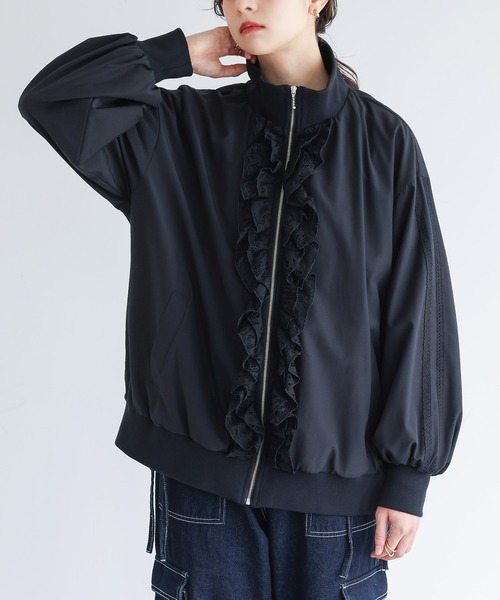 somari imagination（ソマリ イマジネーション）の「『レースフリルブルゾン』（ブルゾン・レディース・オフホワイト/ブラック・FREE）」の17枚目の写真