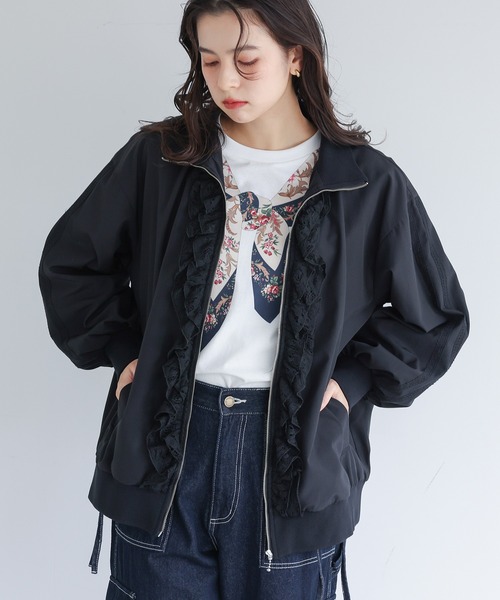 somari imagination（ソマリ イマジネーション）の「『レースフリルブルゾン』（ブルゾン・レディース・オフホワイト/ブラック・FREE）」の19枚目の写真