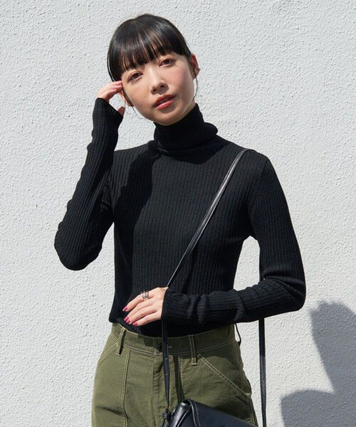 セール】ウォッシャブル タートルネックニット（ニット/セーター