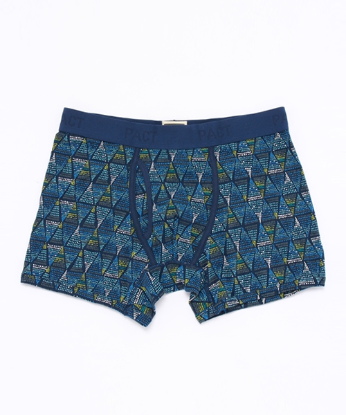 PACT(パクト)の「PACT/パクト Men's Boxer Brief-Alpine メンズ・ボクサーブリーフ(ブリーフ・メンズ・ダークネイビー・L/M/S)」の1枚目の写真