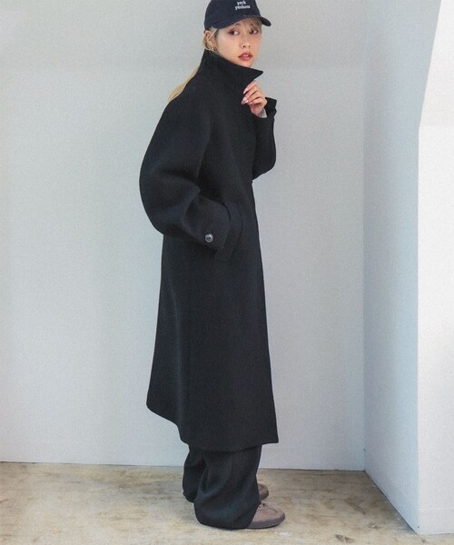 Ray BEAMS（レイビームス）の「スタンドカラー シングル コート