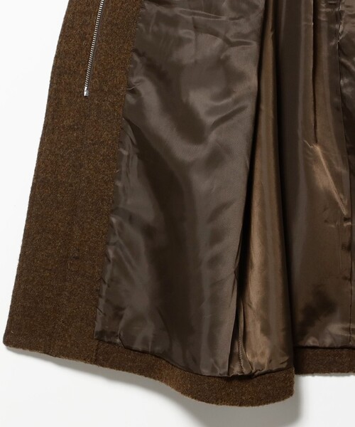 Ray BEAMS（レイビームス）の「スタンドカラー シングル コート（ステンカラーコート・レディース・ブラック/ブラウン・0/1）」の16枚目の写真