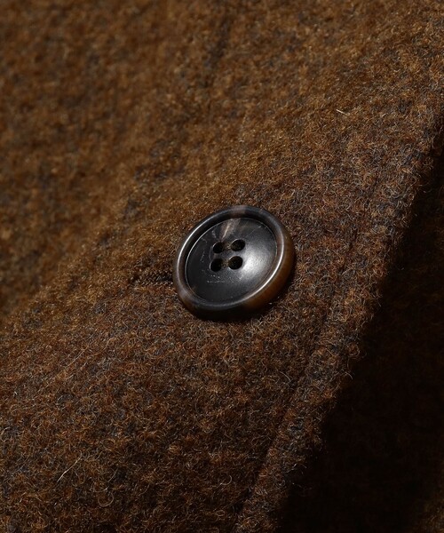 Ray BEAMS（レイビームス）の「スタンドカラー シングル コート（ステンカラーコート・レディース・ブラック/ブラウン・0/1）」の18枚目の写真