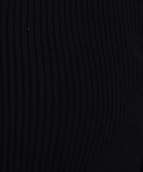 TRUDEA（トルディア）の「スキッパーポロリブニット（ニット/セーター・レディース・ネイビー/レッド/ブラック/チャコールグレー・MEDIUM/LARGE）」の21枚目の写真