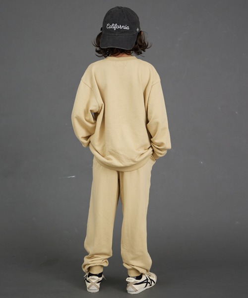 PAIRMANON STREET(ペアマノンストリート)の「スウェット 裏毛 セットアップ ロゴプリント 袖リブ 長袖【PAIRMANON STREET】(セットアップ・キッズ・グレー/イエロー/ブラック・120/130/140/150/160/100/110/90)」の16枚目の写真