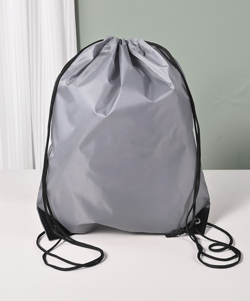 SBG(エスビー)の「SBG ナイロン ナップサック(バックパック/リュック・メンズ・ブラック/グレー系その他2/ブラック系その他2/グレー系その他/ブラック系その他/グレー・FREE)」の6枚目の写真