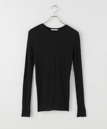 プラージュ plage⭐︎Le ブラックリブ編みTシャツ plage（プラージュ）の「クラシックテンジクTシャツ◇（Tシャツ