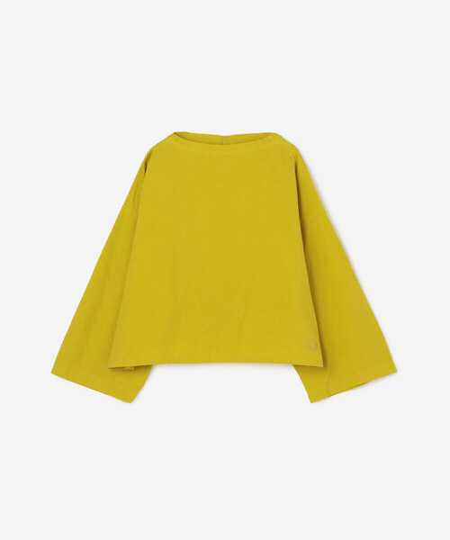 ORCIVAL（オーシバル）の「ORCIVAL | ガーメントダイ スタンドカラープルオーバー WOMEN（シャツ/ブラウス・レディース・モカ/ブラック/イエロー・1）」の3枚目の写真