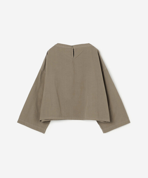 ORCIVAL（オーシバル）の「ORCIVAL | ガーメントダイ スタンドカラープルオーバー WOMEN（シャツ/ブラウス・レディース・モカ/ブラック/イエロー・1）」の8枚目の写真