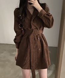 YUGA_YGMC  Corduroy double button dress